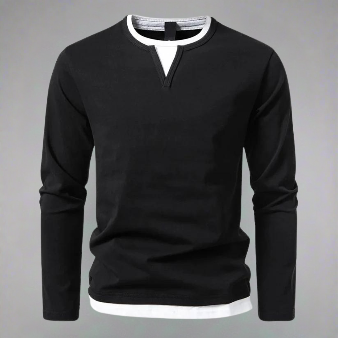 Markus Long Sleeve V-Neck Shirt