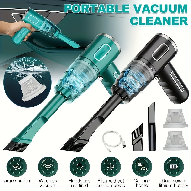Rechargeable Portable Home and Car Vacuum Cleaner