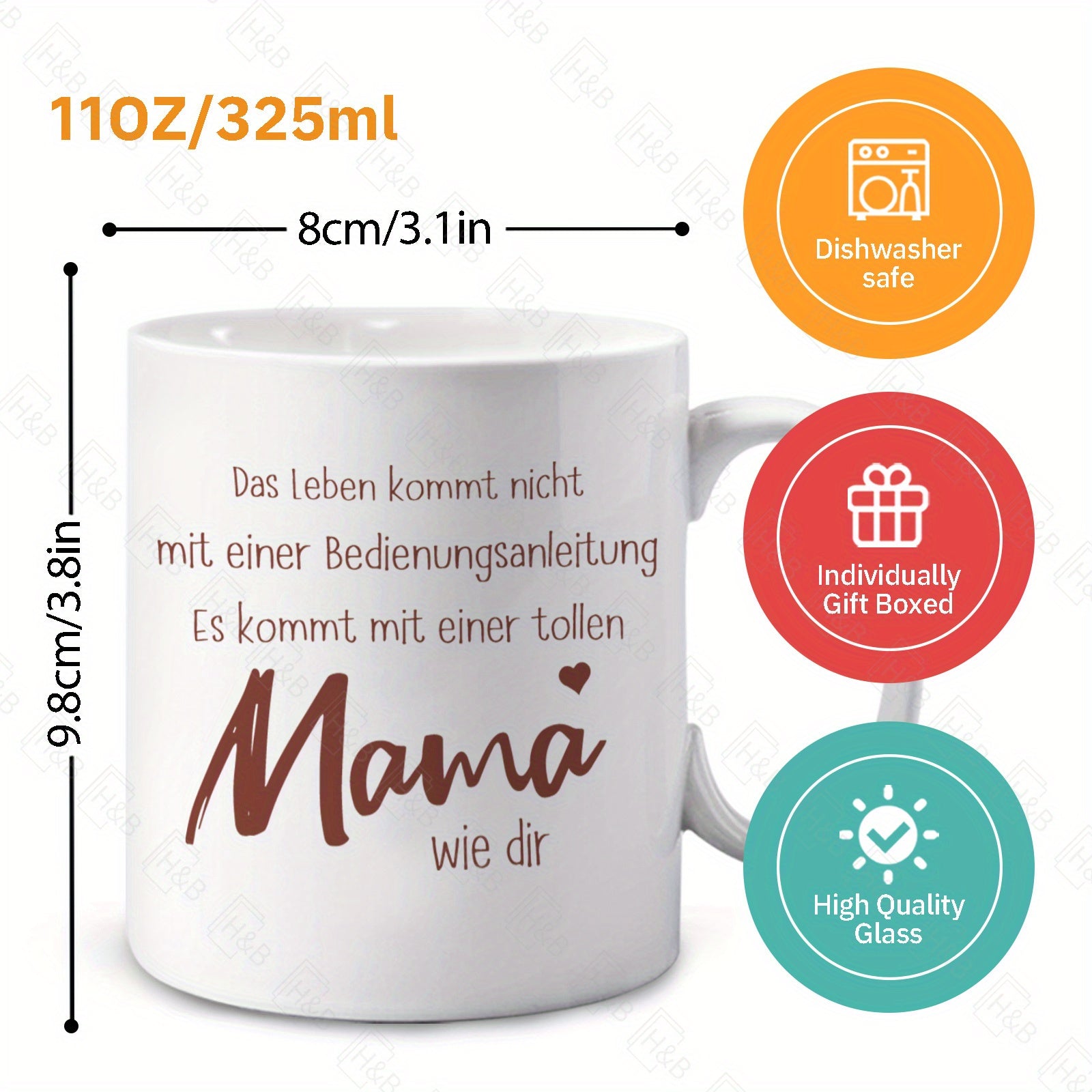 Beautiful Elegant Coffee Mug for Mom