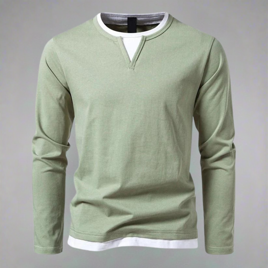 Markus Long Sleeve V-Neck Shirt