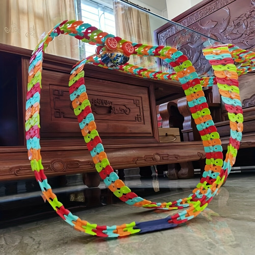 Colorful Light-Up Hangable Race Track with Electric Rail Cars