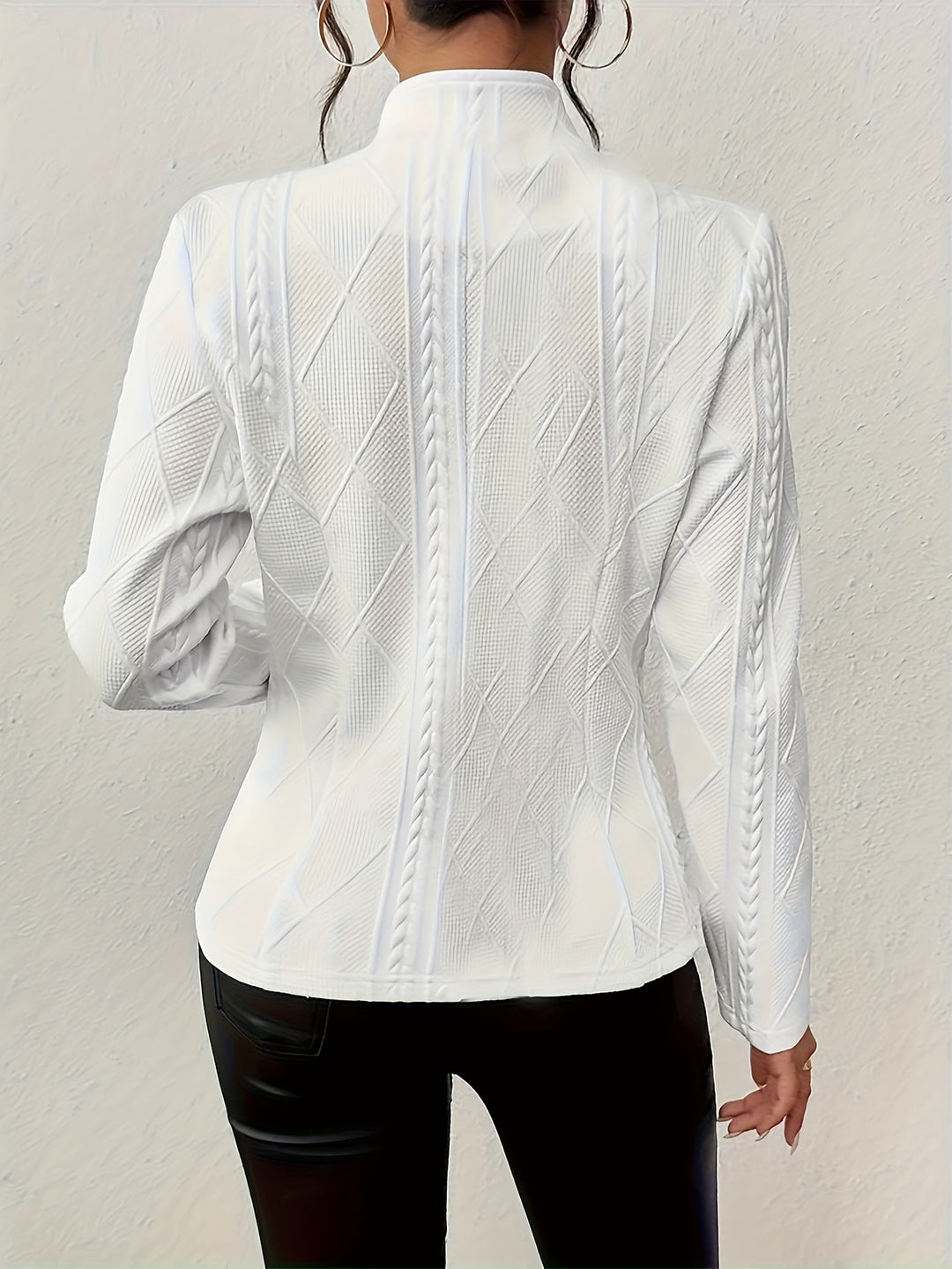 Eleganter Damen Strickjacke Cardigan mit Knöpfen