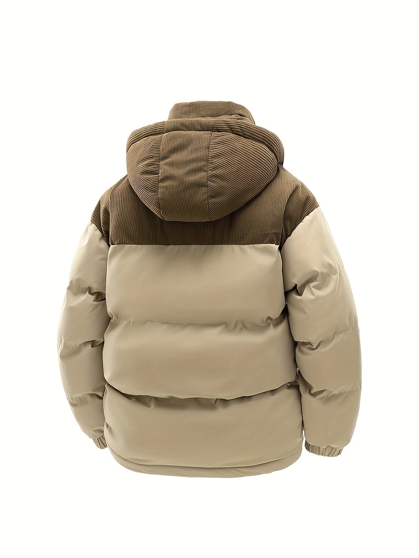 Casual Hooded Puffer Jacket with Fill