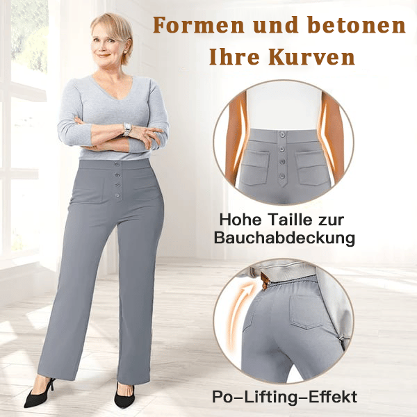 Nina High-Waist Stretch Damen Hose
