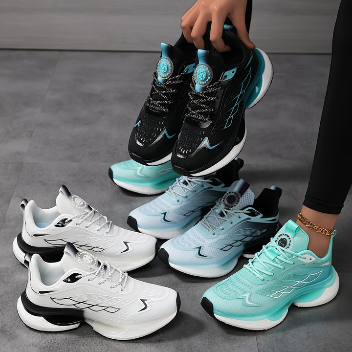 Leichte Atmungsaktive Damen Sneaker mit Rutschfester Sohle