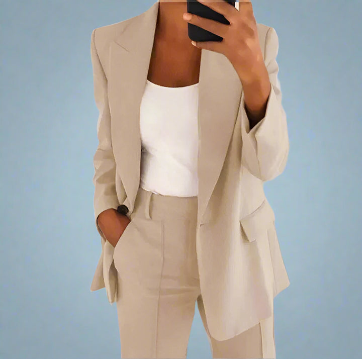 Schickes Damen Blazer &amp; Hosen-Set