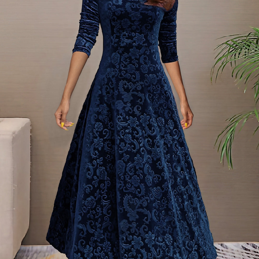 Elegantes Damen Langarmkleid