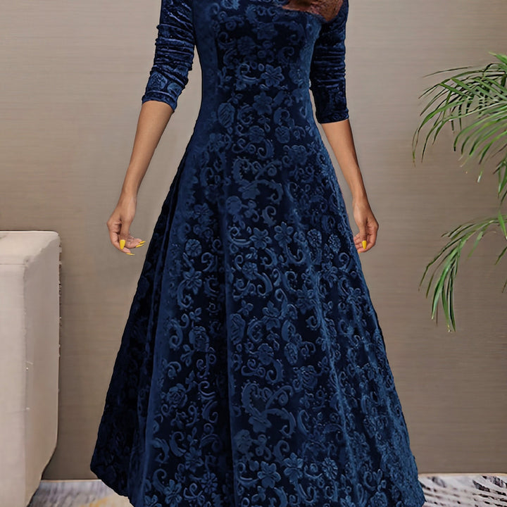 Elegantes Damen Langarmkleid