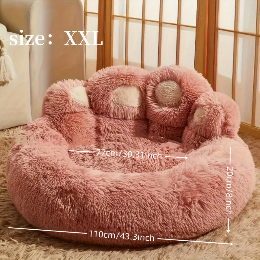 Washable Plush Calming Dog Bed