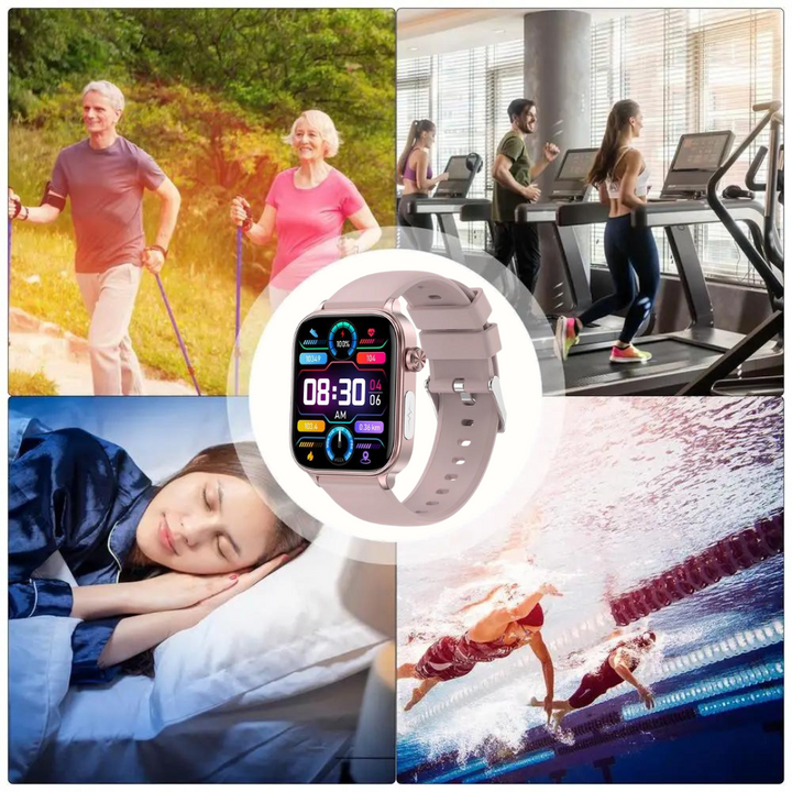 Gluco Smartwatch Damen mit Blutzucker-Monitoring &amp; SOS-Funktion