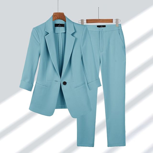 Eleganter Damen Hosenanzug Set