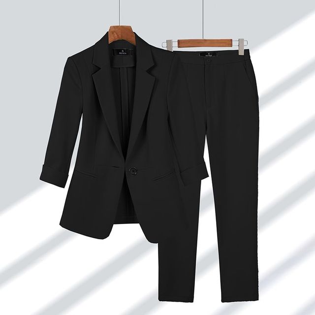 Eleganter Damen Hosenanzug Set