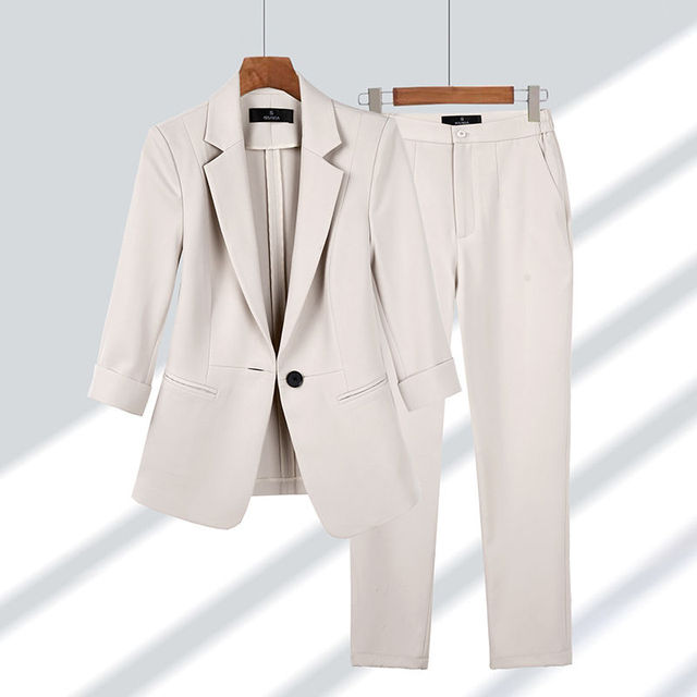 Eleganter Damen Hosenanzug Set
