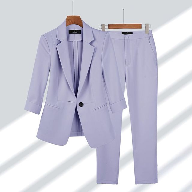 Eleganter Damen Hosenanzug Set