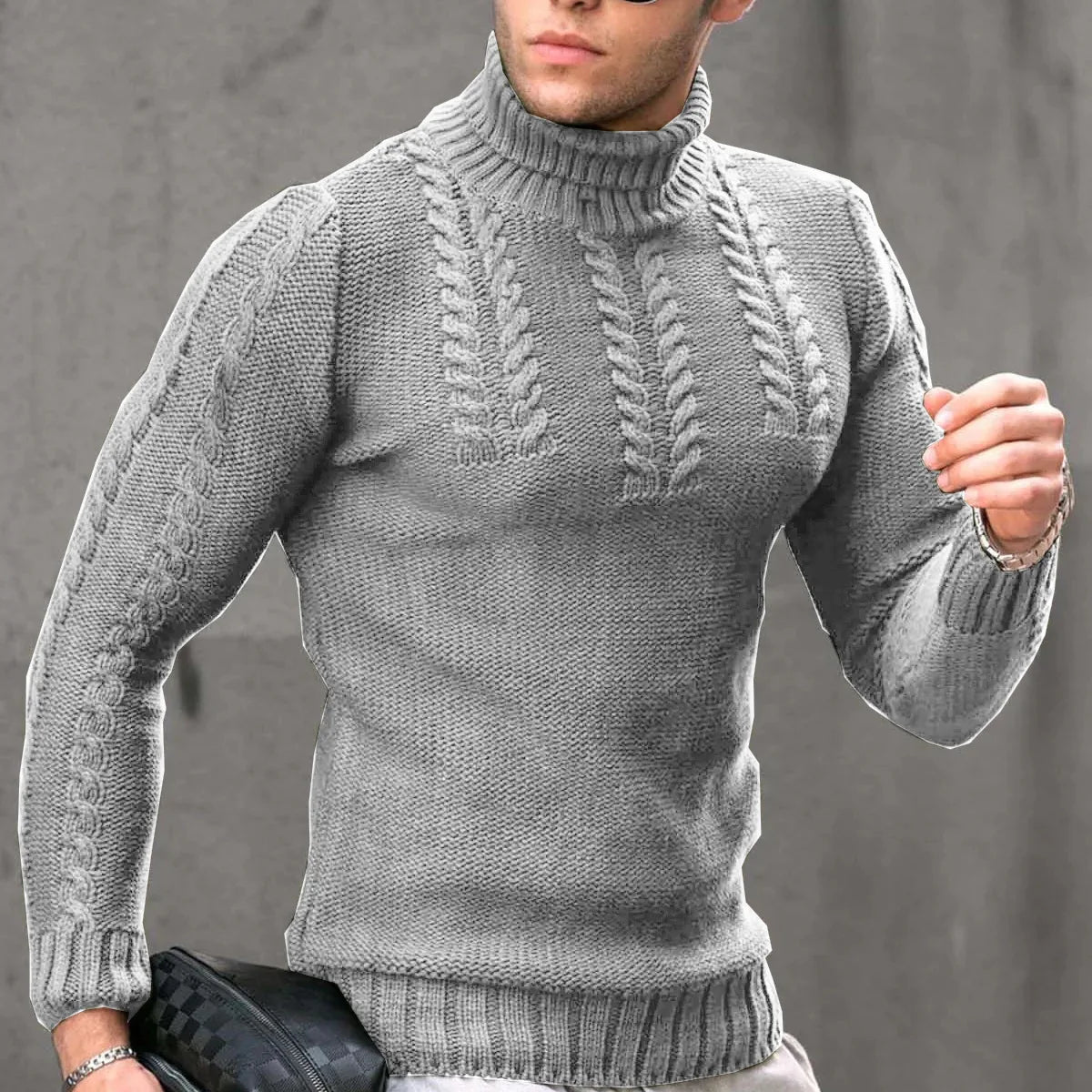 Stylish Turtleneck Sweater for Men