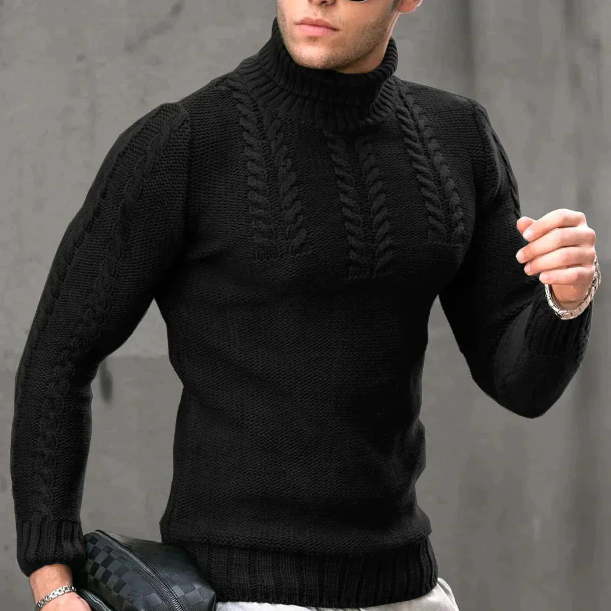 Stylish Turtleneck Sweater for Men