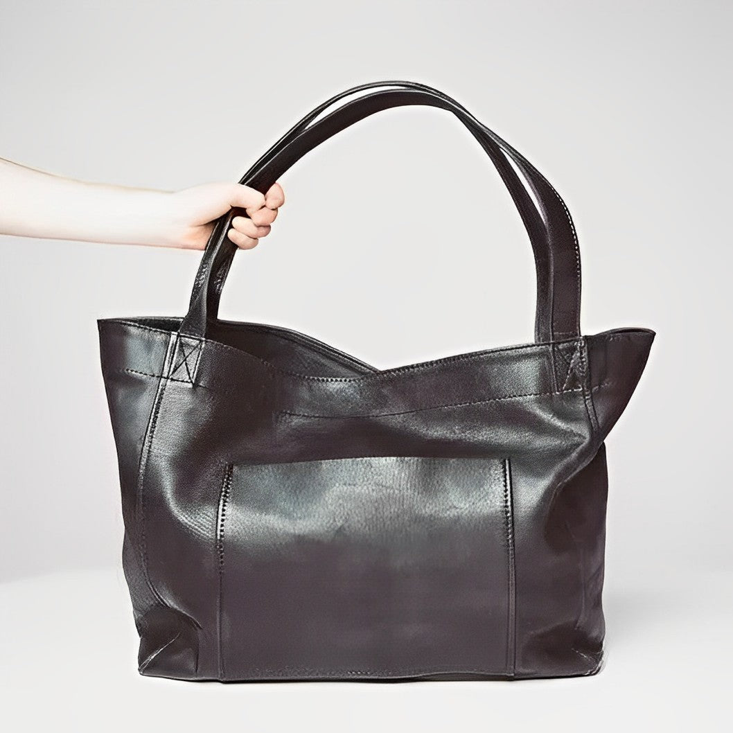 Klassische Vintage Damen Ledertasche