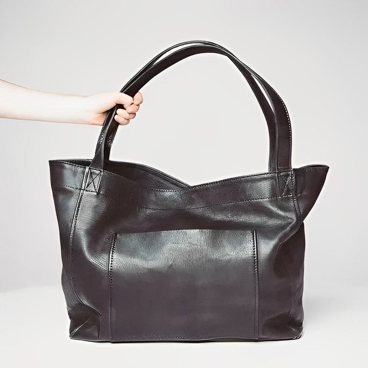 Klassische Vintage Damen Ledertasche