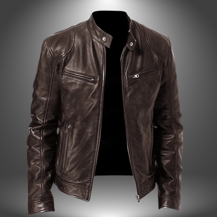 James Exklusive Herren Lederjacke