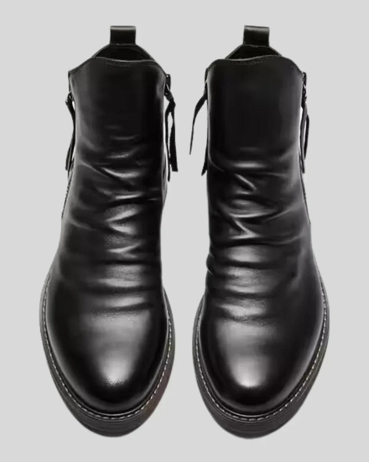 Fritz Klassische Herren Stiefel mit Seitenreißverschluss