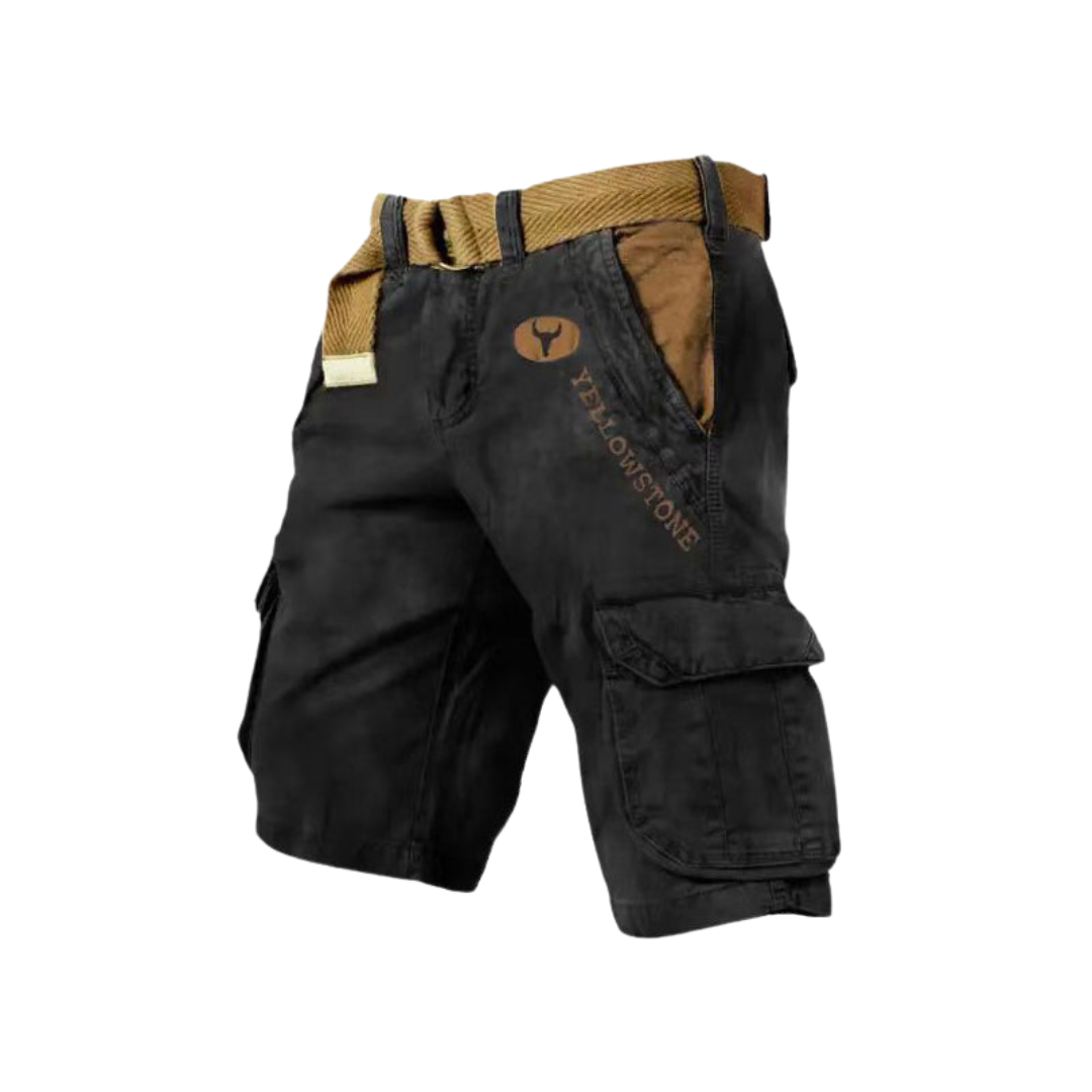 Yellow Stone - Men's Shorts with Pockets