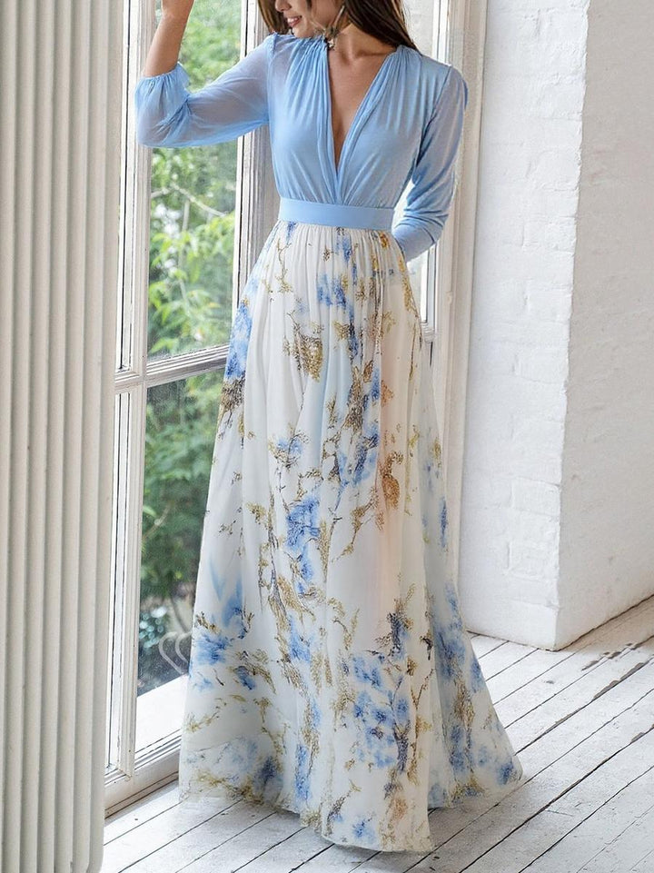 Fließendes Damen Maxikleid