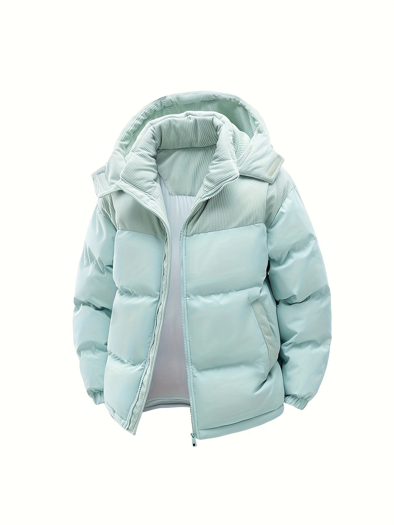 Casual Hooded Puffer Jacket with Fill