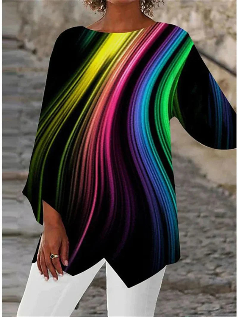 Klassisches Langarm Damen Shirt