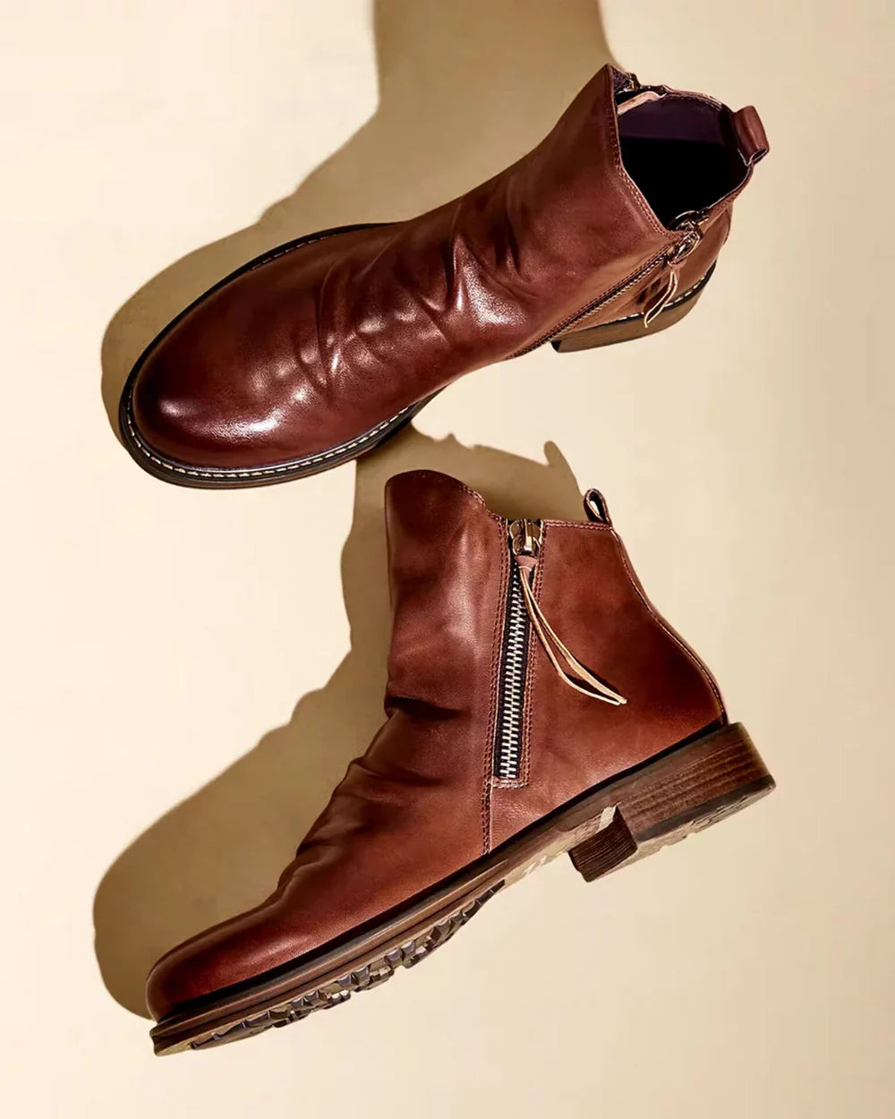 Fritz Boots with Side Zipper