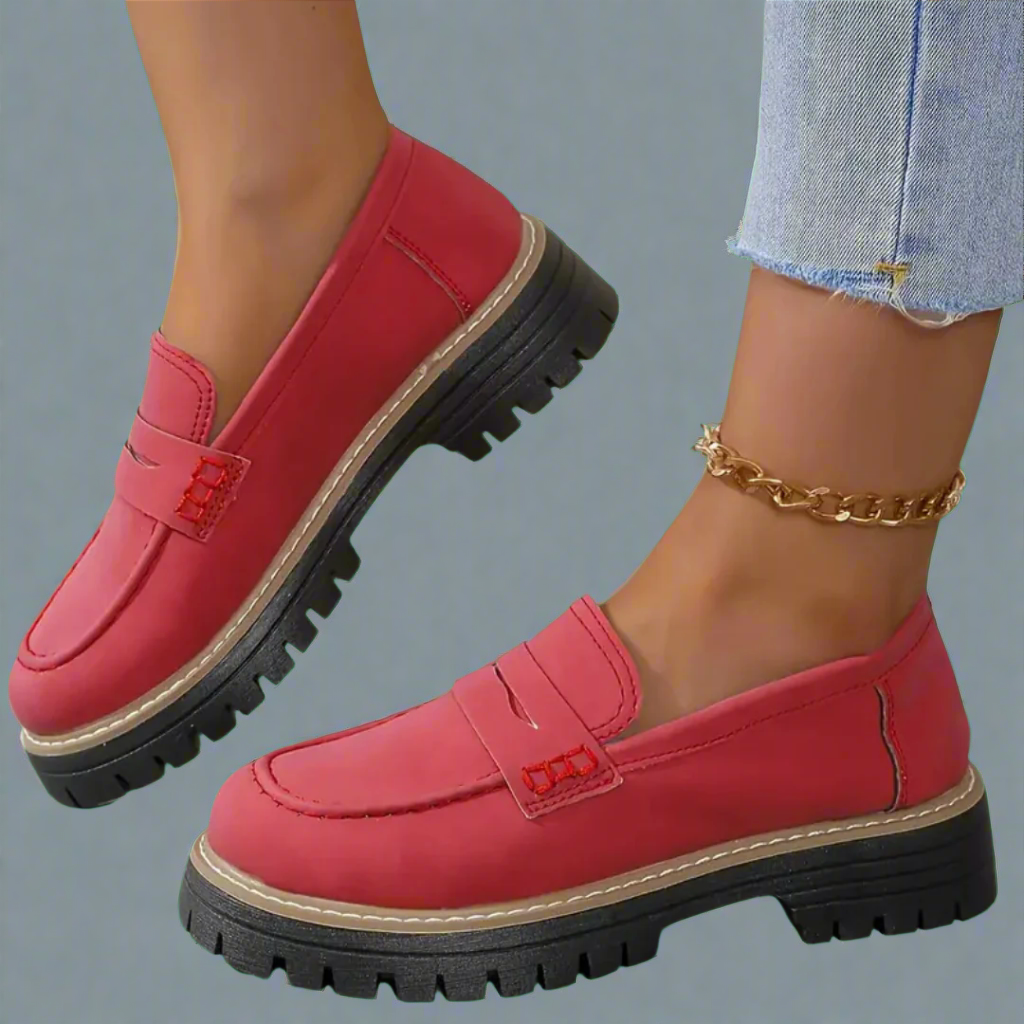 Elegante Luxuriöse Damen Loafers