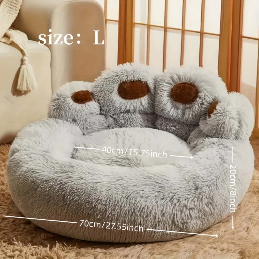 Washable Plush Calming Dog Bed