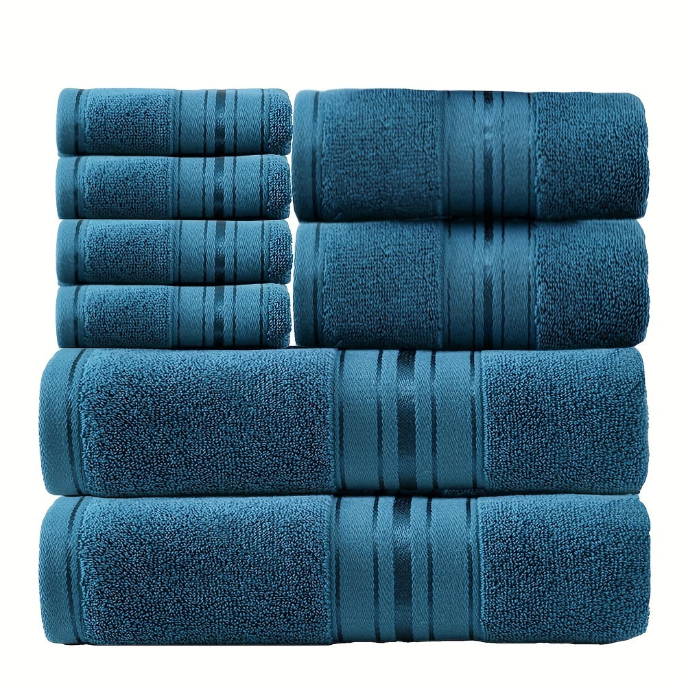 Stylish 8-Piece Bath Towel Set