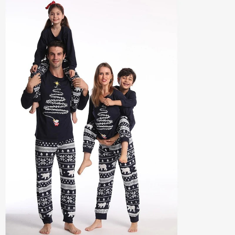 Matching Christmas Pajama Set for the Whole Family