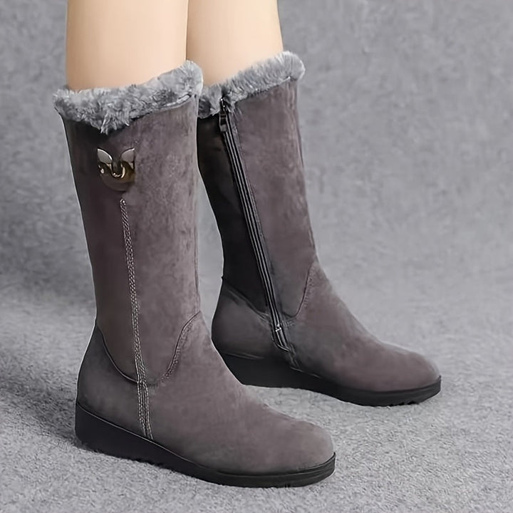 Gefütterte Warme Damen Winterstiefel