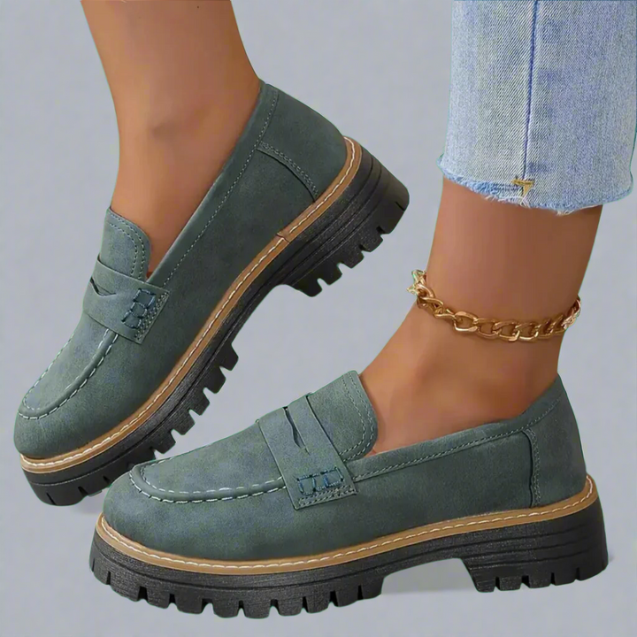 Elegante Luxuriöse Damen Loafers