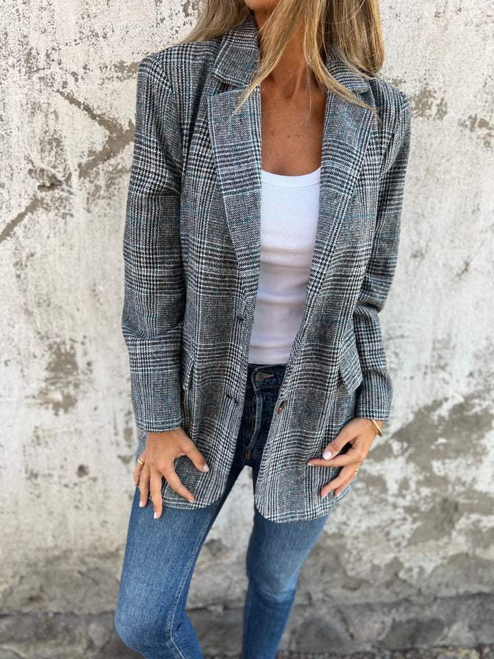 Ramona Karierter Damen Blazer