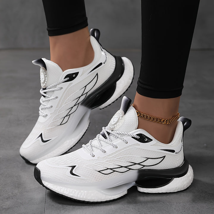 Leichte Atmungsaktive Damen Sneaker mit Rutschfester Sohle