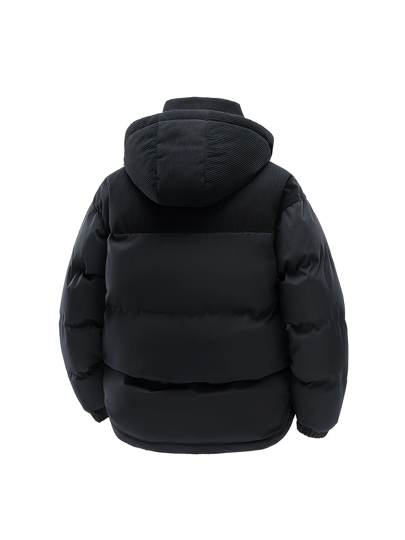 Casual Hooded Puffer Jacket with Fill