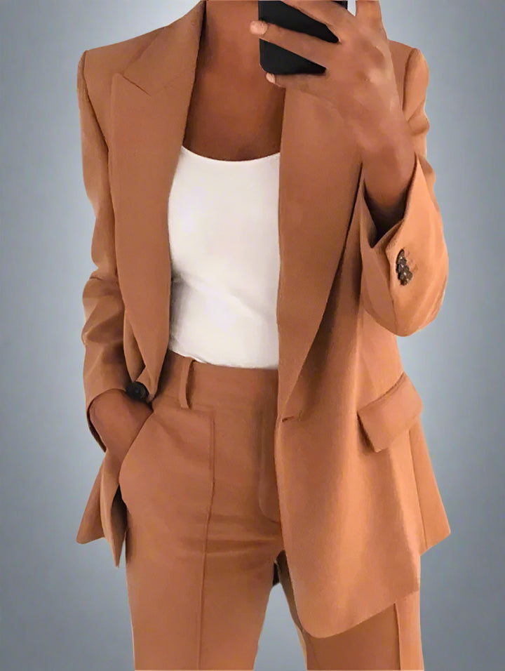 Schickes Damen Blazer &amp; Hosen-Set