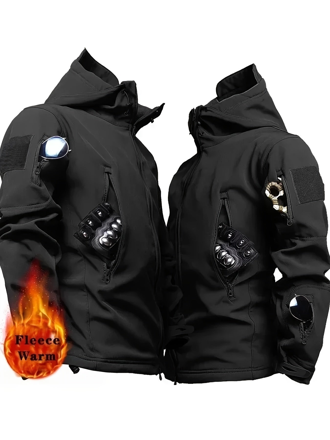 Men's Two-Piece Softshell Outdoor Suit