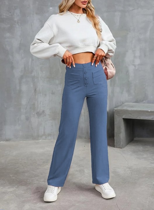 Nina High-Waist Stretch Damen Hose