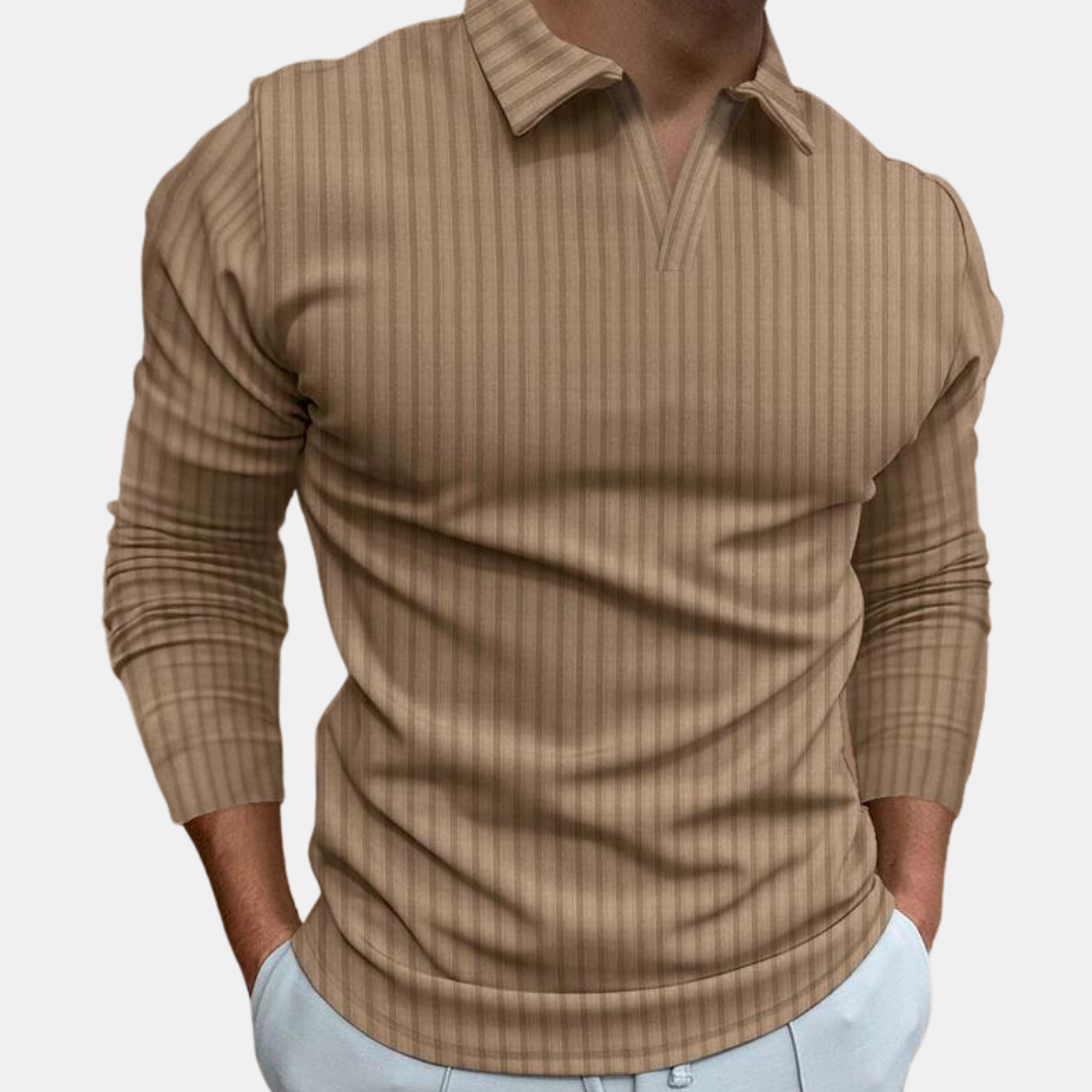 Men's Long Sleeve Polo Shirt