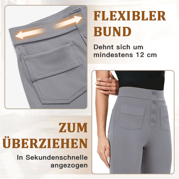 Nina High-Waist Stretch Damen Hose