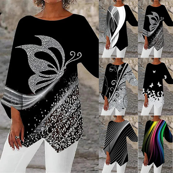 Klassisches Langarm Damen Shirt