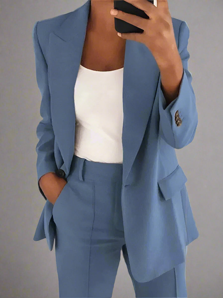 Schickes Damen Blazer &amp; Hosen-Set