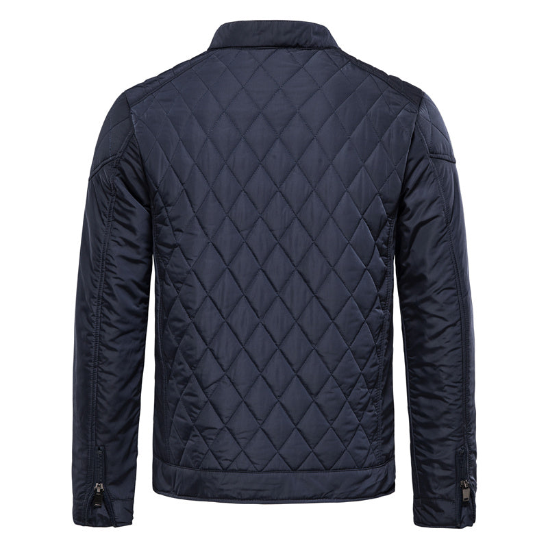 Charles Klassische Herren Stehkragen-Jacke