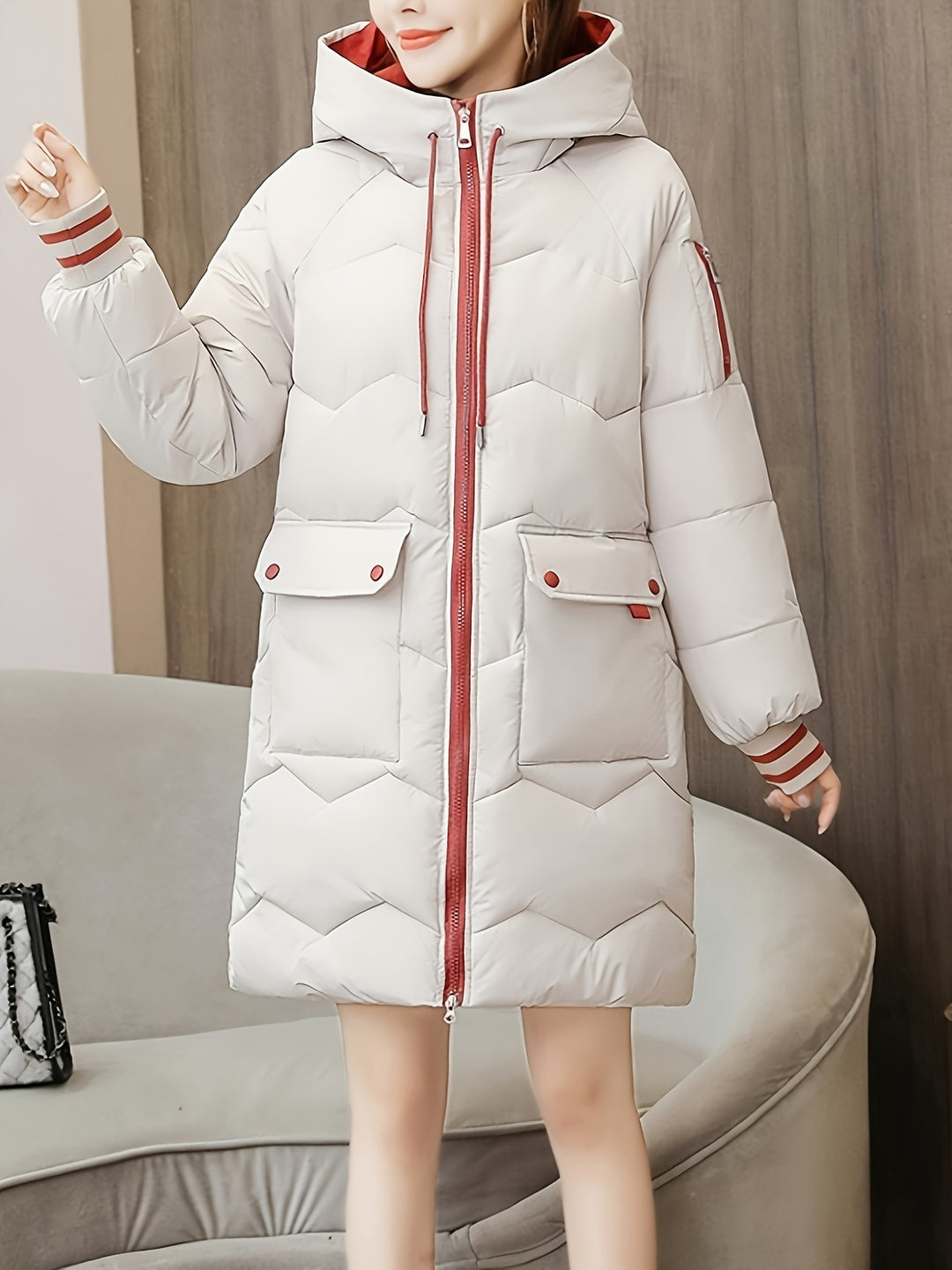 Lina Warme Damen Winterjacke