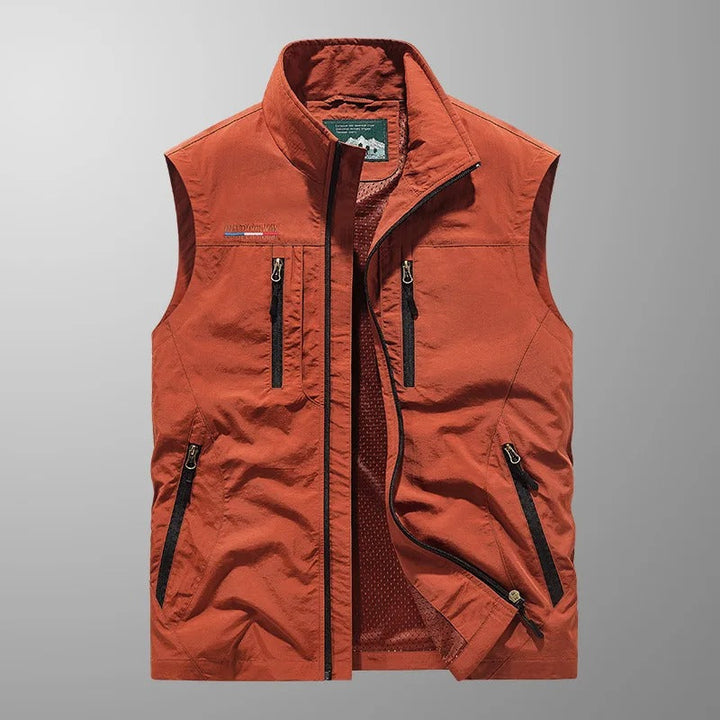 Vincent Atmungsaktiv Herren Outdoor-Funktionsweste