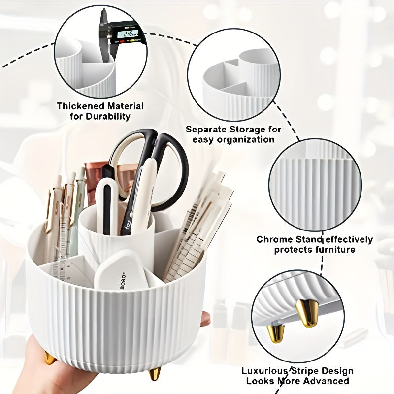 Praktischer Damen Drehbarer Make-up-Organizer mit 5 Fächern