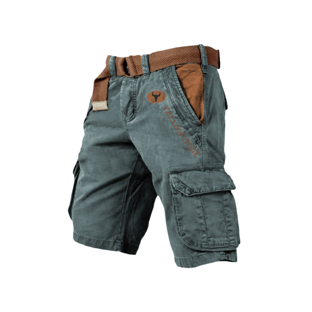 Yellow Stone - Men's Shorts with Pockets
